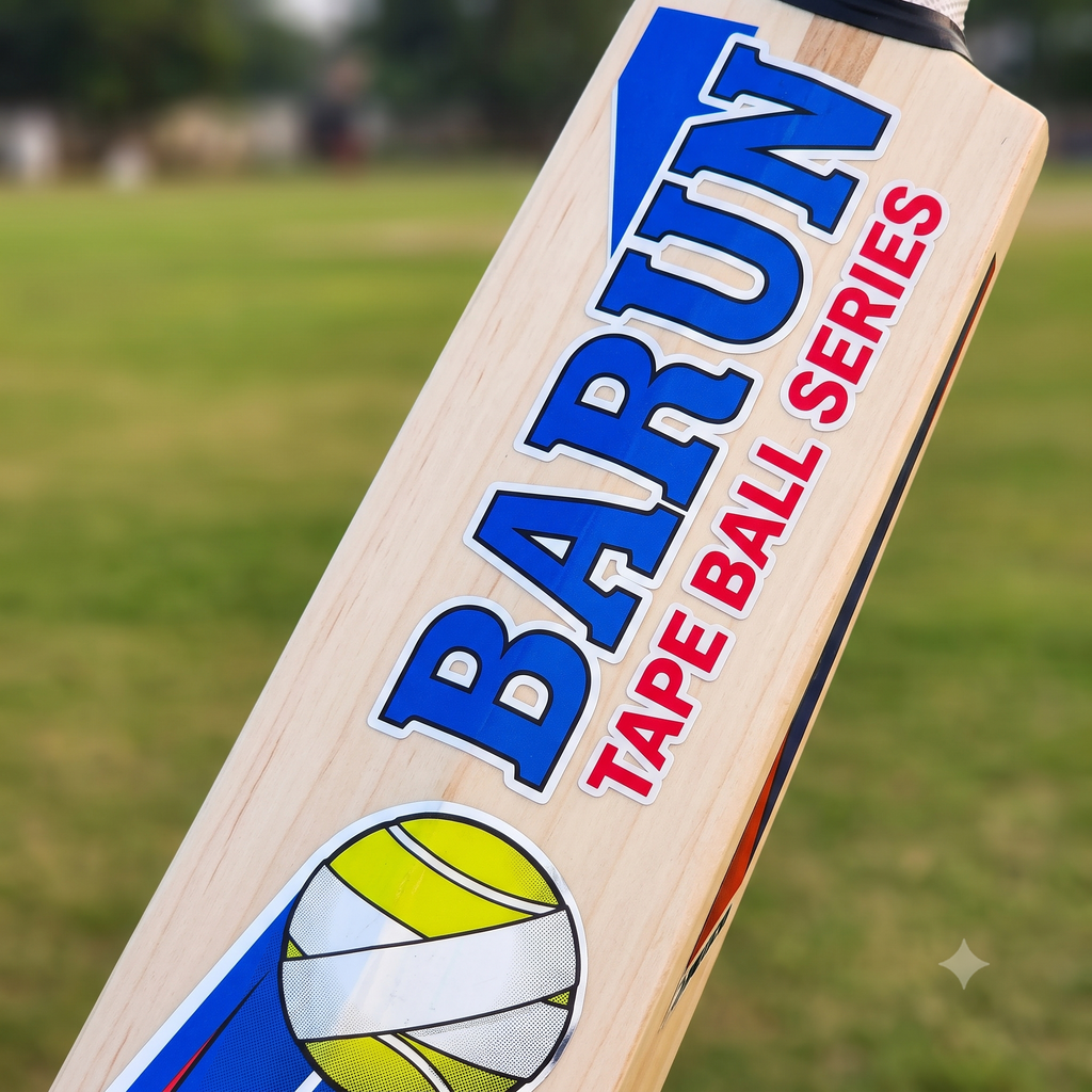 Barun Kashmir Willow Cricket Bat – Tape Ball Series