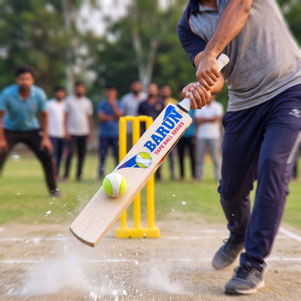 Barun Kashmir Willow Cricket Bat – Tape Ball Series
